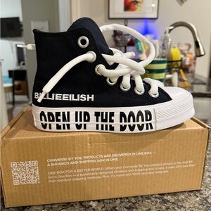 Custom Billie Eilish Platform Chuck Taylor’s. Women’s 8.